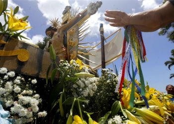 Turistas marcam presença na Lavagem do Bonfim