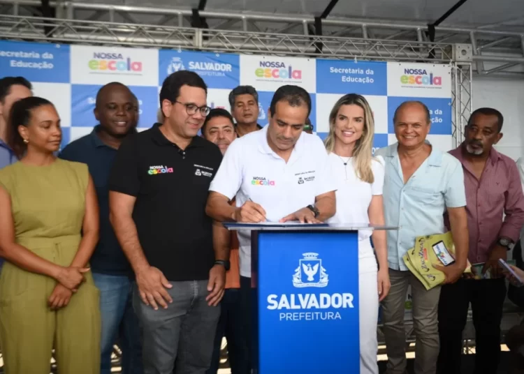 Obras na Educação: em Pero Vaz, Prefeitura de Salvador inicia reconstrução de escola