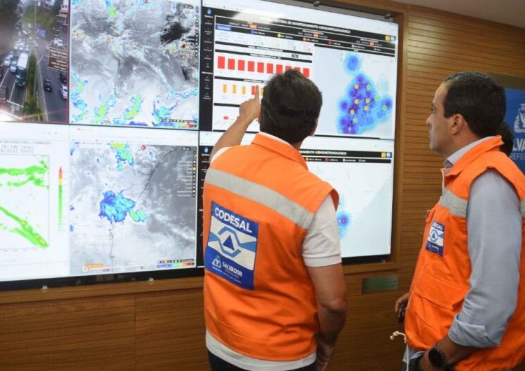Defesa Civil emite alerta de chuvas moderadas a fortes em Salvador