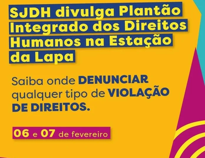 Secretaria de Justiça e Direitos Humanos divulga Plantão Integrado