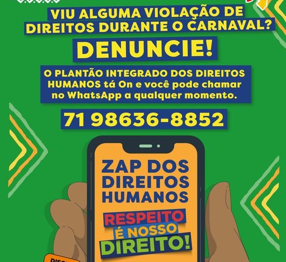 Plantão de Carnaval: Plantão dos Direitos Humanos intervém em casos de violações
