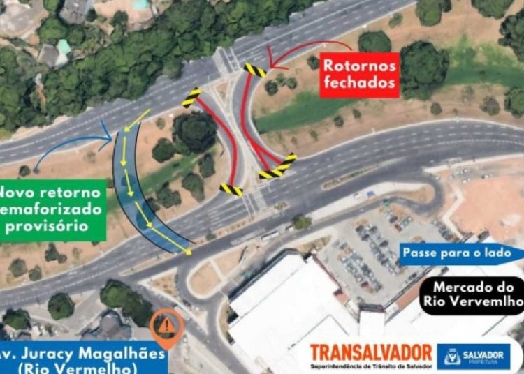 Mobilidade: Retorno na Avenida Juracy Magalhães Júnior será bloqueado