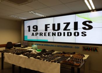 Mais proteção: Em três meses policiais localizaram mais de 1.500 armas na Bahia