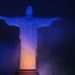 Centenário: Cristo Redentor ganhou iluminação especial em homenagem ao centenário do Fiocruz