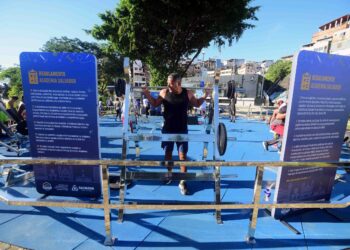 Ao ar livre: Academia Salvador completa uma semana com alta procura pelos cidadãos