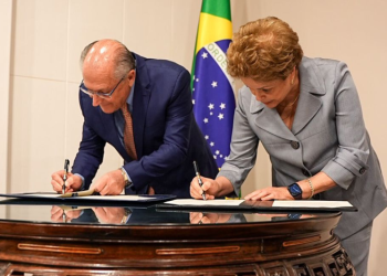 Apoio financeiro: Alckmin e Dilma formalizam R$ 5,7 bilhões do Banco do Brics para o Rio Grande do Sul