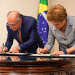 Apoio financeiro: Alckmin e Dilma formalizam R$ 5,7 bilhões do Banco do Brics para o Rio Grande do Sul