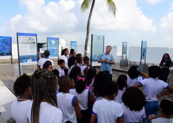 Ciclo de visitações: Alunos da rede municipal visitam Observatório das Baleias