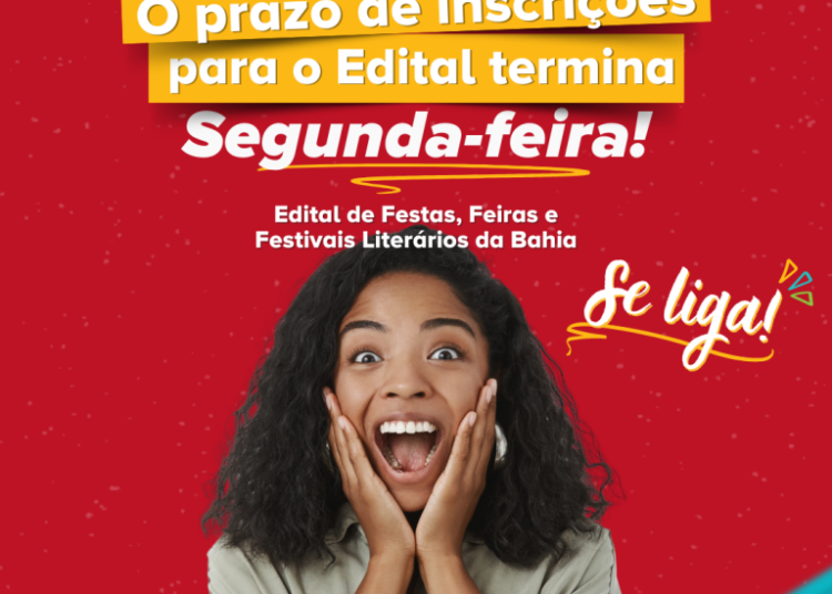 Inscrições para o edital Bahia Literária encerram na segunda-feira (12)