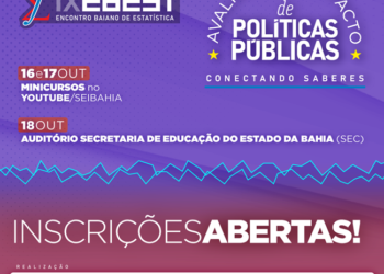IX Encontro Baiano de Estatística segue com inscrições abertas