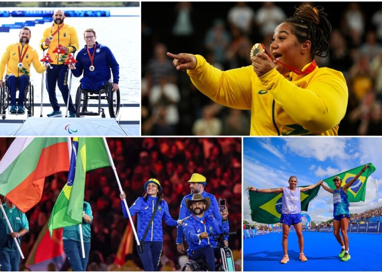 Fez história: Paris foi palco da melhor performance nacional em número de medalhas