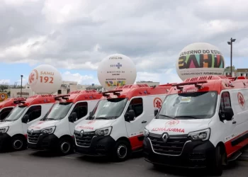 Atendimento em saúde: Bahia recebe mais 80 ambulâncias do Samu para cobertura em 73 cidades