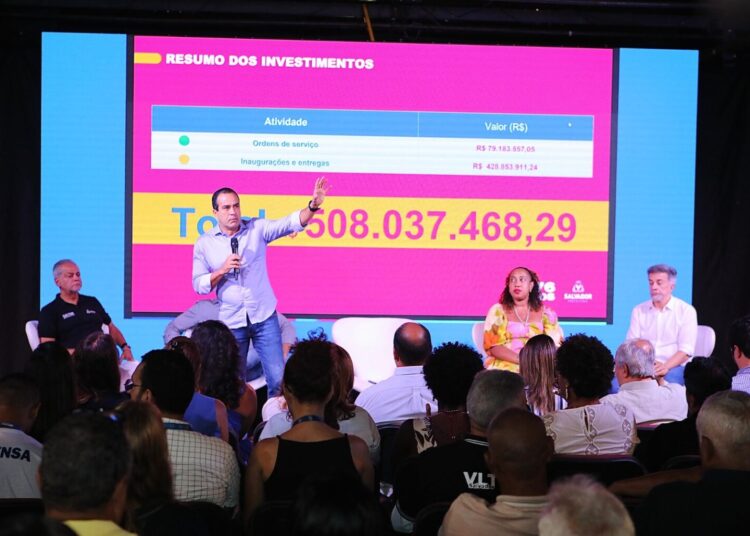 Prefeitura de Salvador apresenta pacote de obras com mais de meio bilhão de reais em investimentos