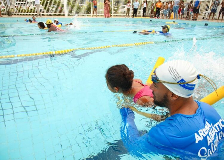 Aulas de hidroginástica e natação na Arena Aquática Salvador terão inscrições abertas nesta terça (10)