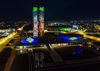 Brasília recebe projeções na Esplanada em homenagem ao 7 de Setembro