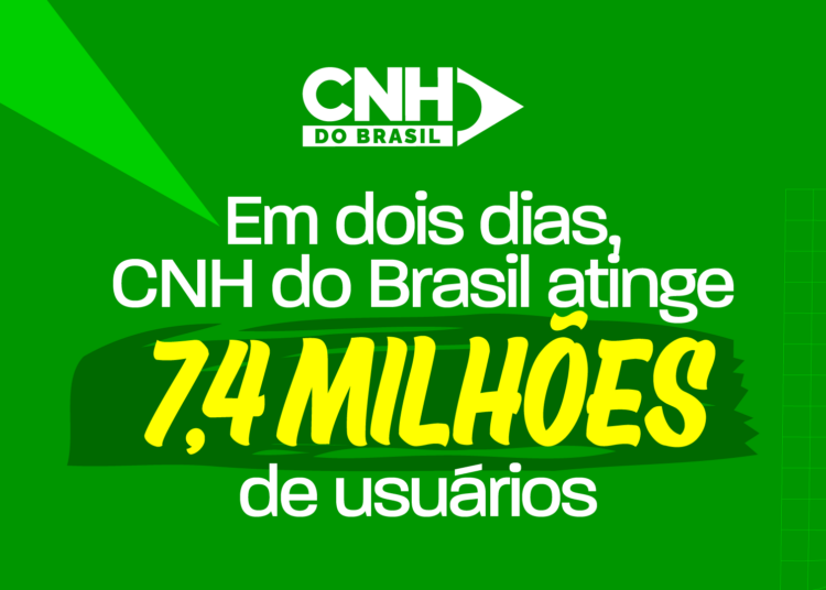 CNH do Brasil: Plataforma que democratiza o acesso à carteira de habilitação já contabiliza 7,4 milhões de usuários