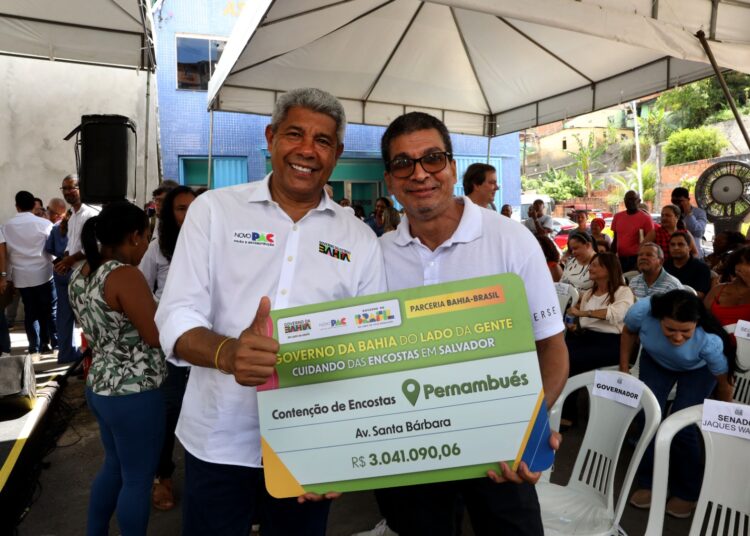 Novo PAC: Governo da Bahia autoriza obras com investimento superior a R$ 27 milhões em contenções de encostas em Salvador