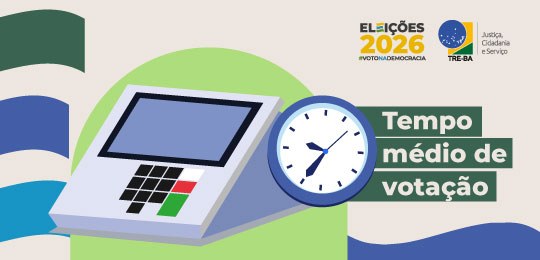 Eleições 2026: eleitor baiano deverá levar, em média, pouco mais de dois minutos para votar