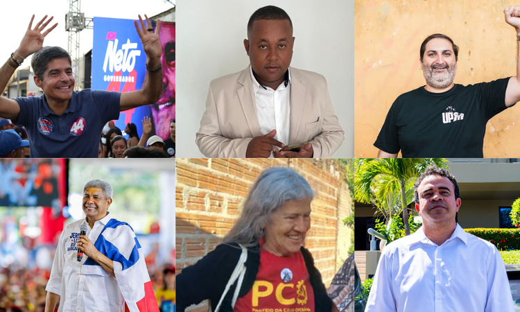 Confira a agenda dos candidatos ao governo da Bahia neste sábado (5)