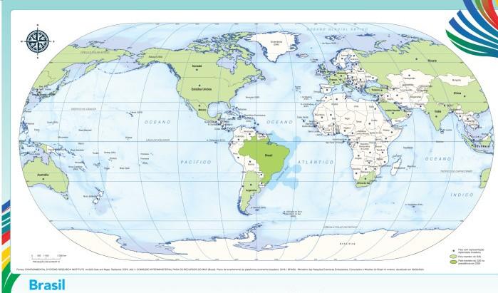 IBGE libera acesso aos mapas-múndi do Brasil