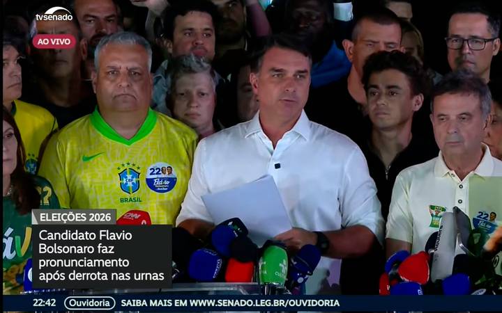 Derrota: Flávio Bolsonaro contesta resultado da eleição e anuncia pedido de anulação