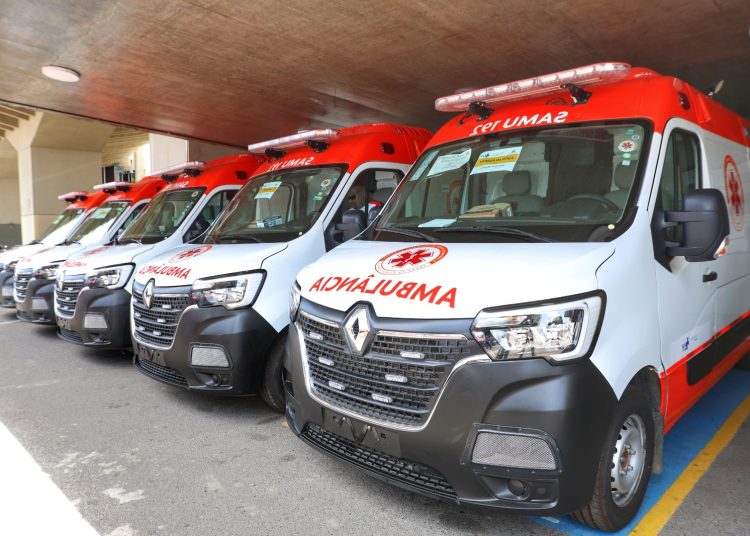 SAMU: Bahia é contemplada com dez novas ambulâncias para reforçar serviço